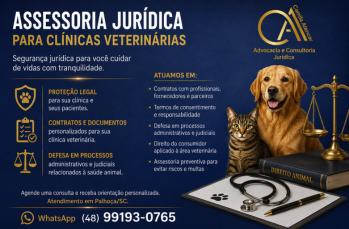 Assessoria Jur�dica para Cl�nicas Veterin�rias Seguran�a Jur�dica para Cl�nicas, Profissionais e Estruturas da �rea Veterin�ria